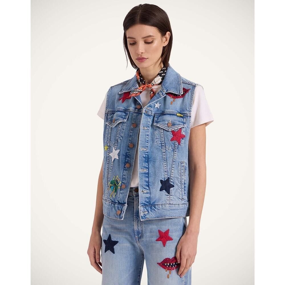 Brand New MOTHER x La DoubleJ The Clean Armhole Drifter Vest Size XL - Picture 1 of 10
